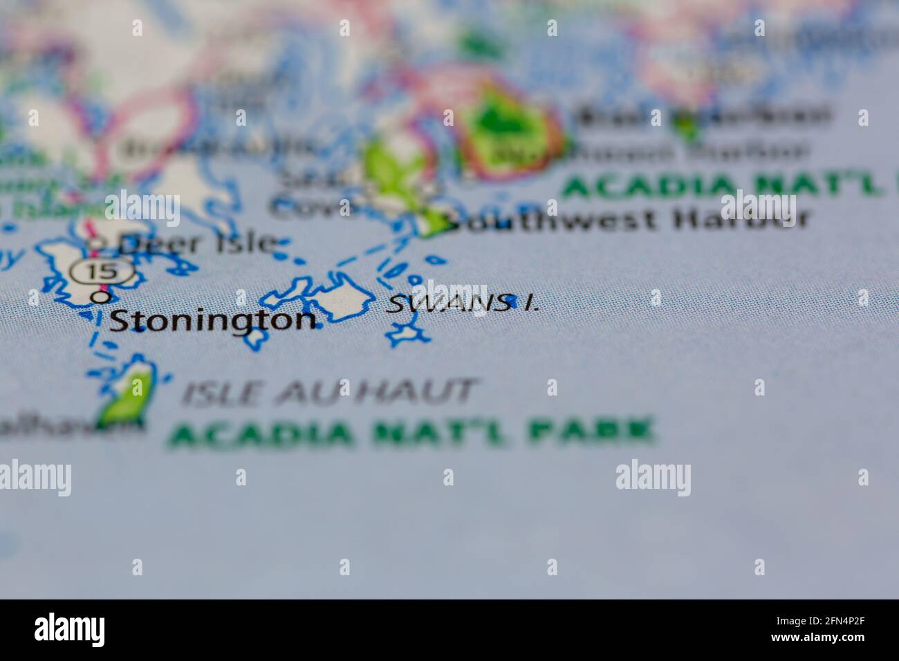 Map of swans island hires stock photography and images Alamy