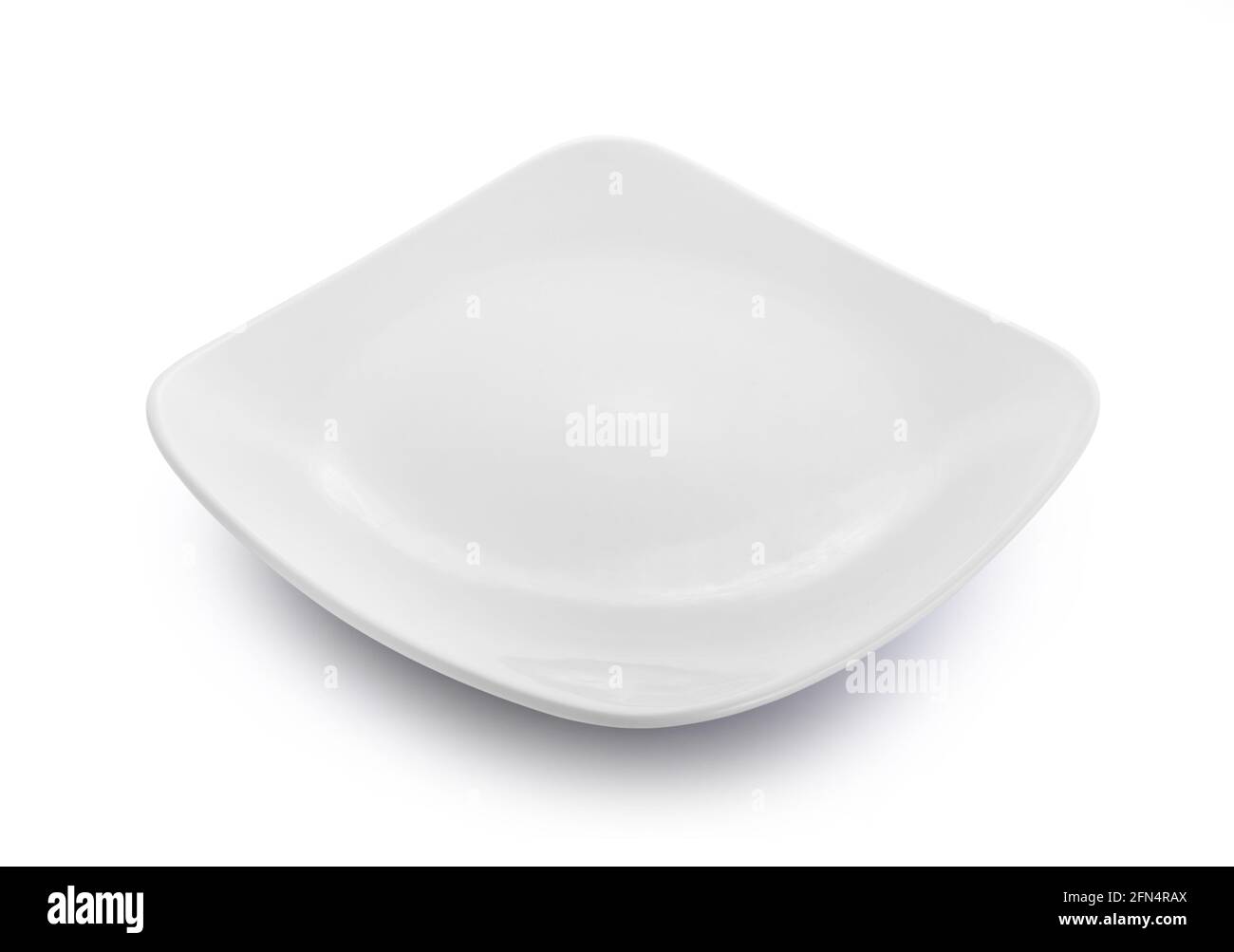white plate isolated on white background Stock Photo - Alamy