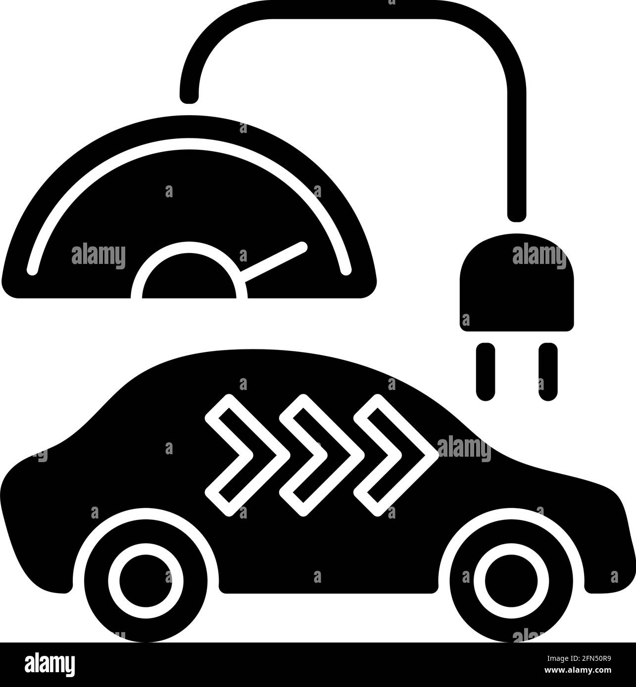 Level 3 charger black glyph icon Stock Vector Image & Art Alamy