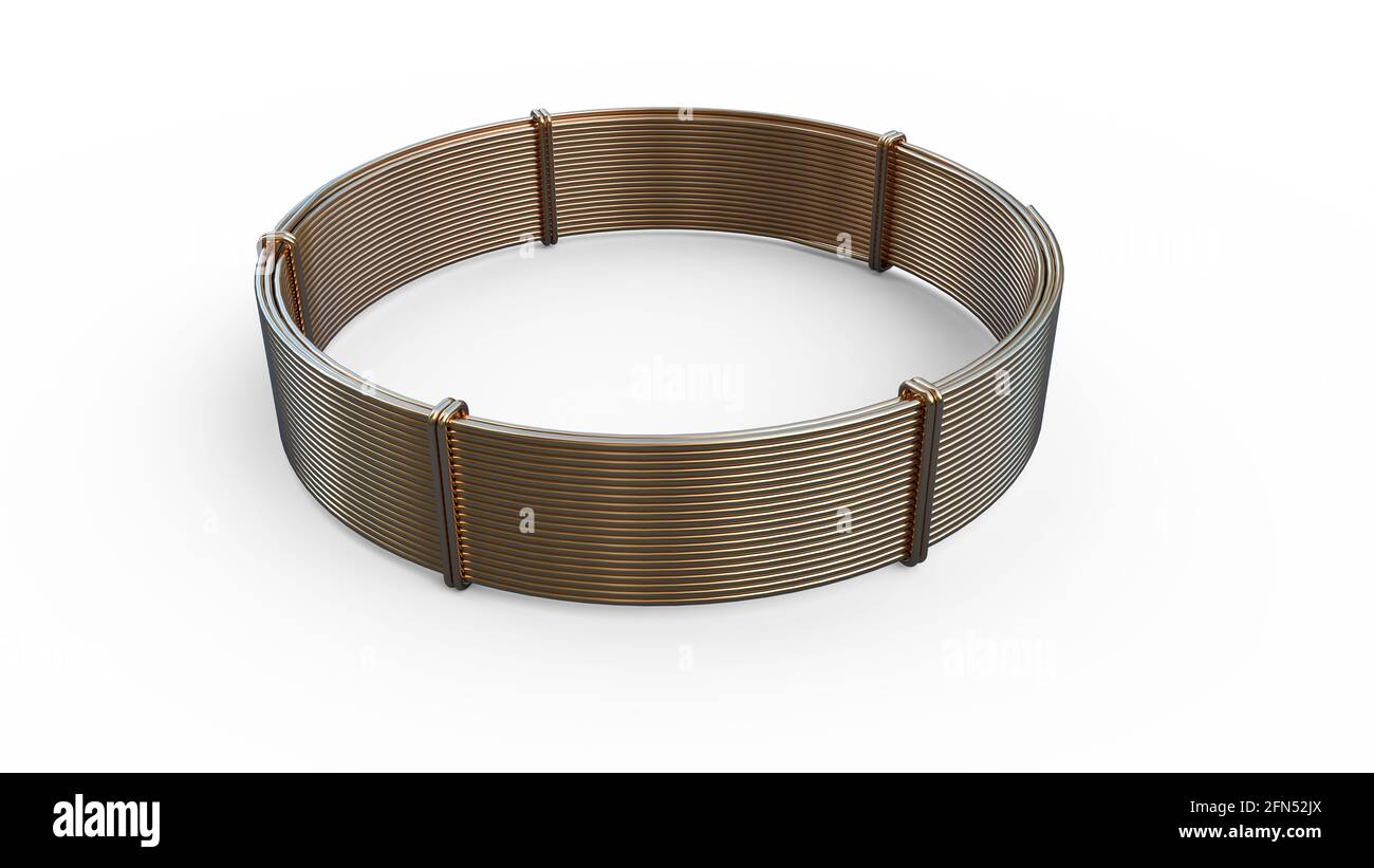 copper wire spool, isolated industrial 3D illustration Stock Photo - Alamy
