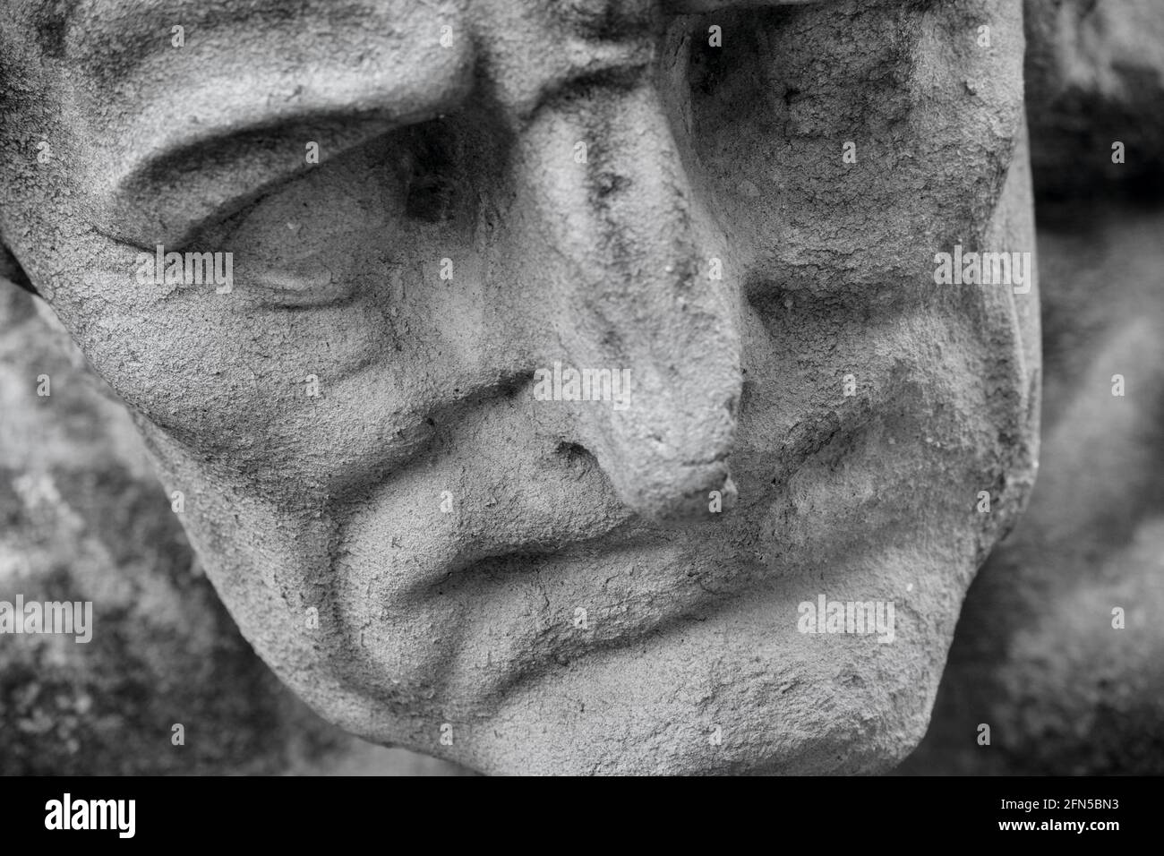 Close up of the historic group of public sculptures by Albert Hodge