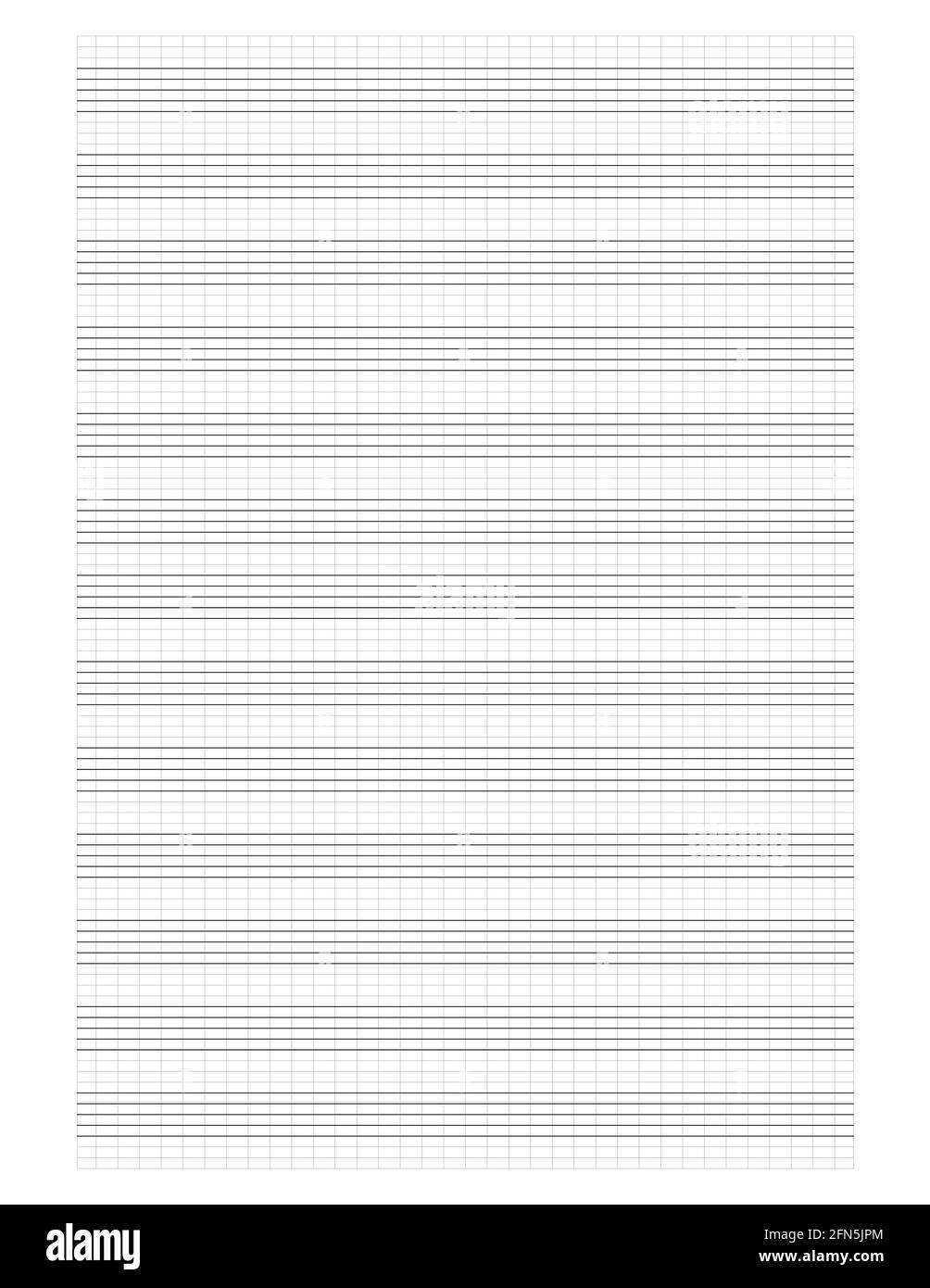Graph paper. Printable grid paper with stave on a white background. A blank music  sheet paper with staff. Geometric pattern for composition, education Stock  Vector Image & Art - Alamy