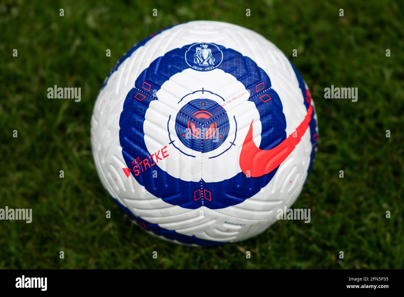 Close up of Nike Flight football for the Premier League 2020/21 Stock Photo