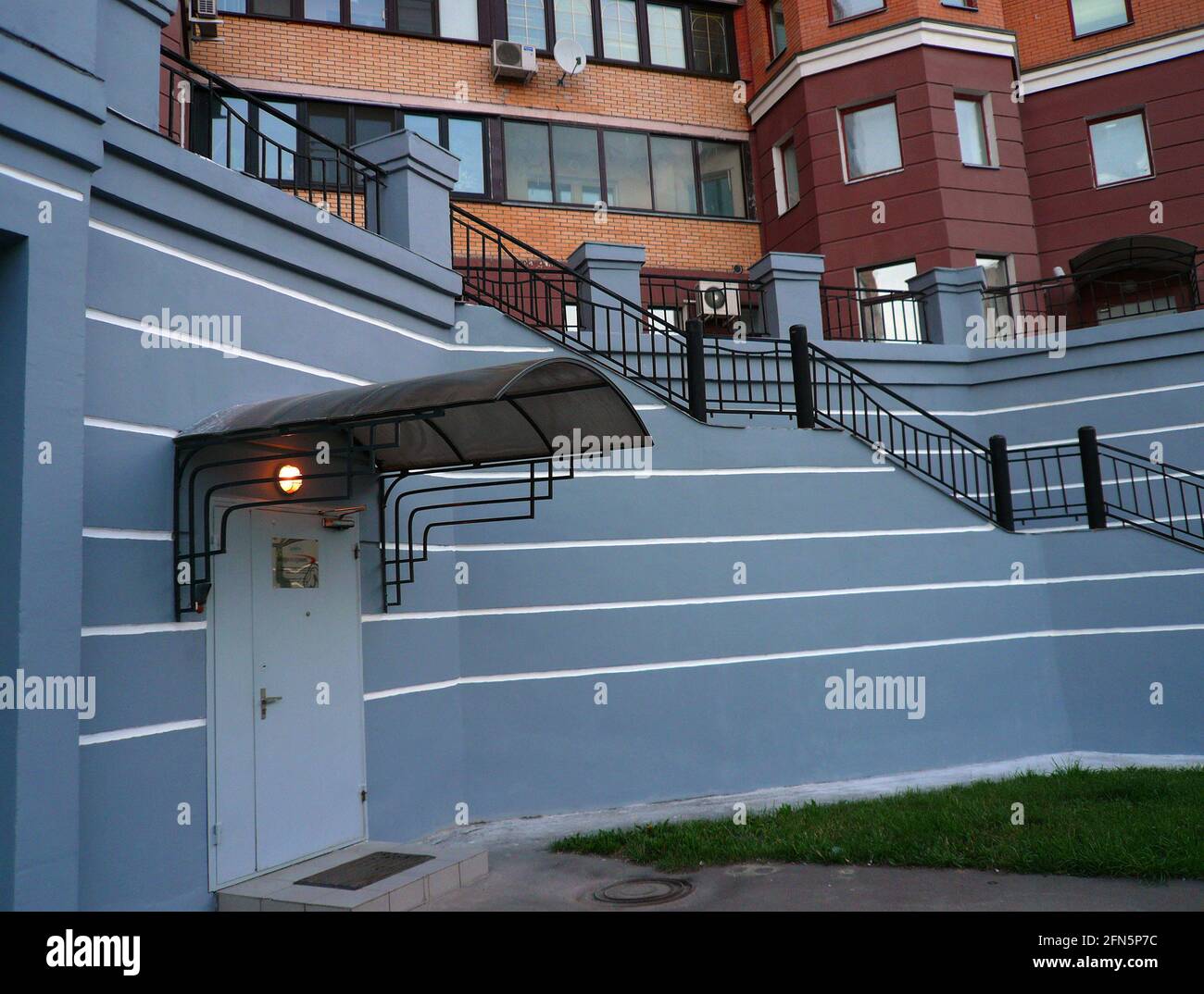 A closer look at Penthouse Access To Steps Down To Entrance Hall