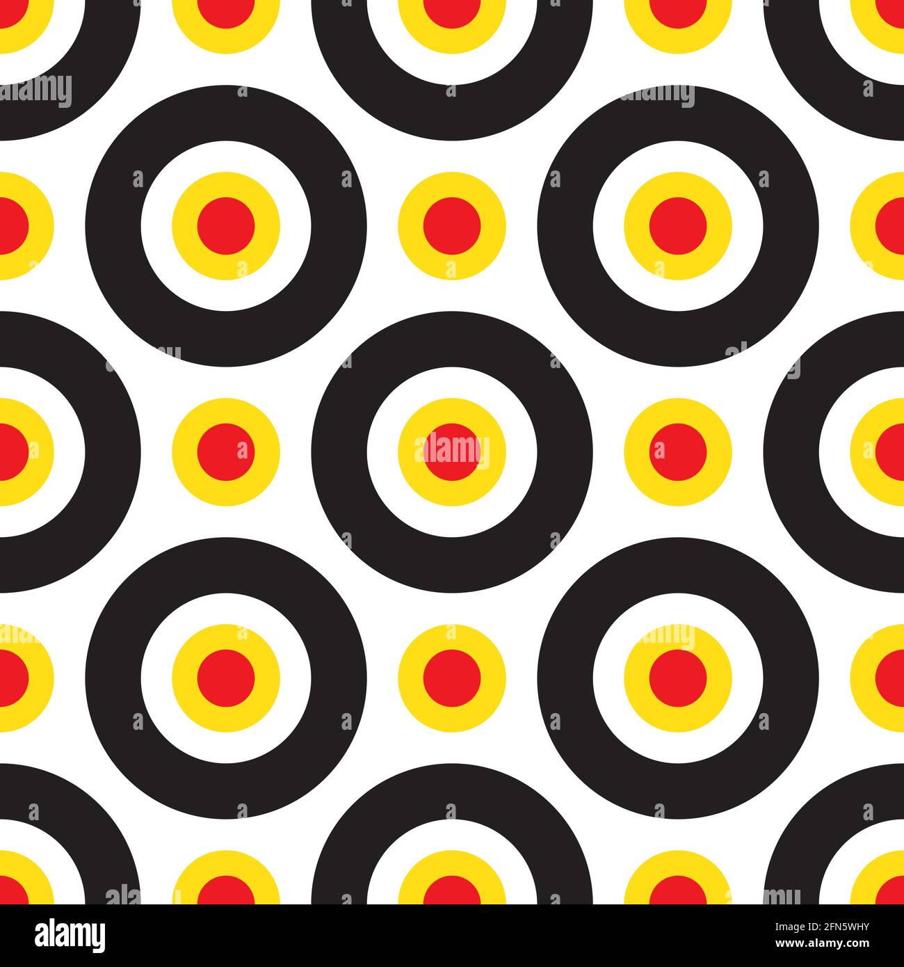 A retro music records seamless vector pattern Stock Vector