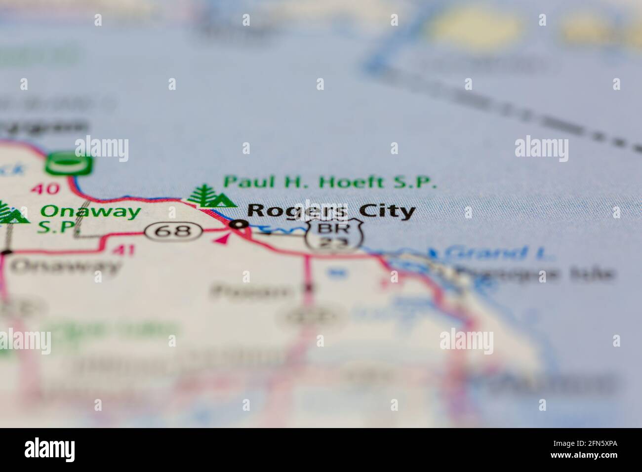 Rogers city map hires stock photography and images Alamy
