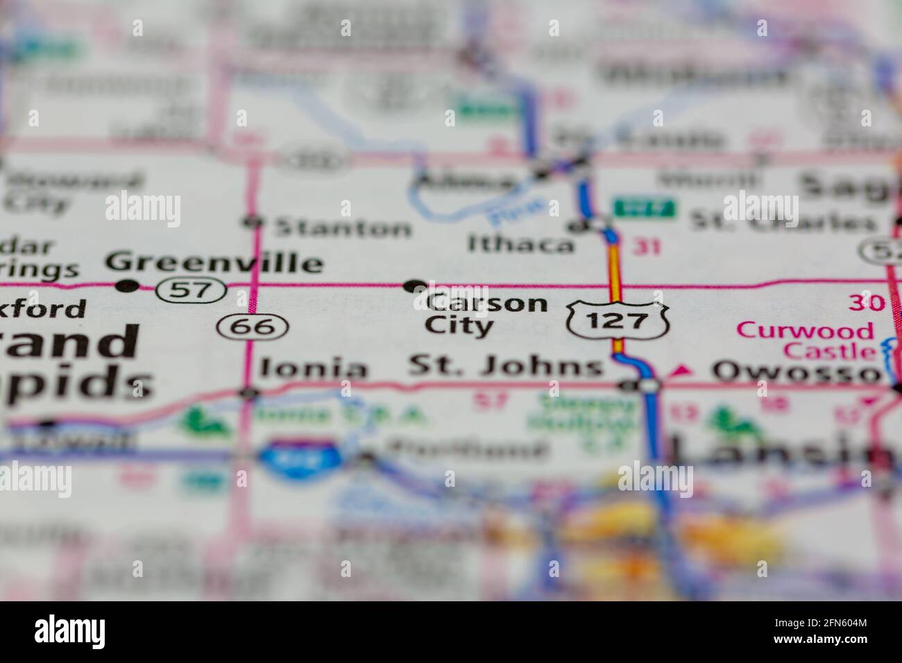 Map of carson hires stock photography and images Alamy