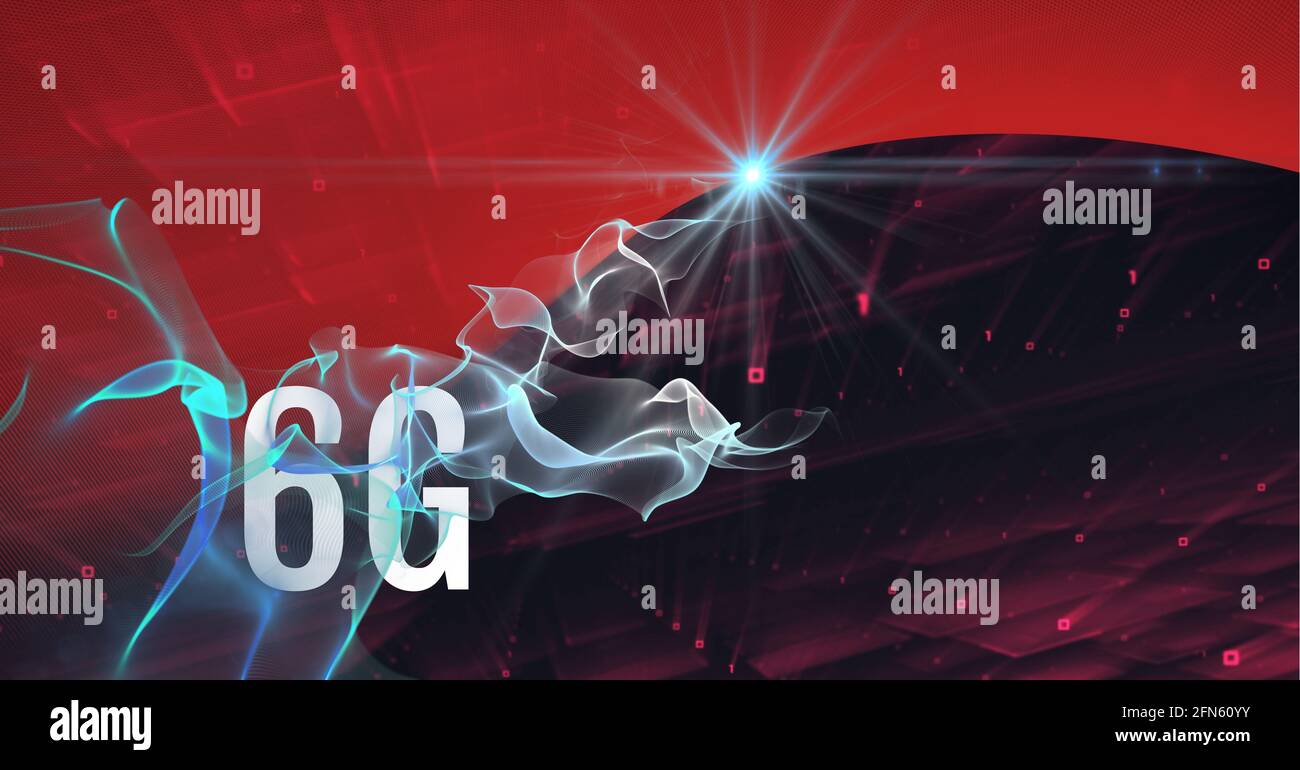 Animation red light trails over hi-res stock photography and images - Alamy