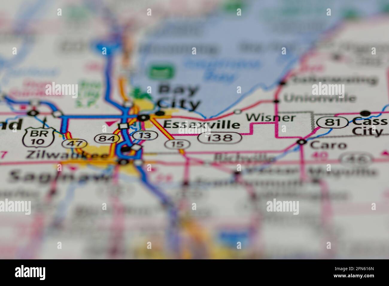 Map of essexville michigan hires stock photography and images Alamy