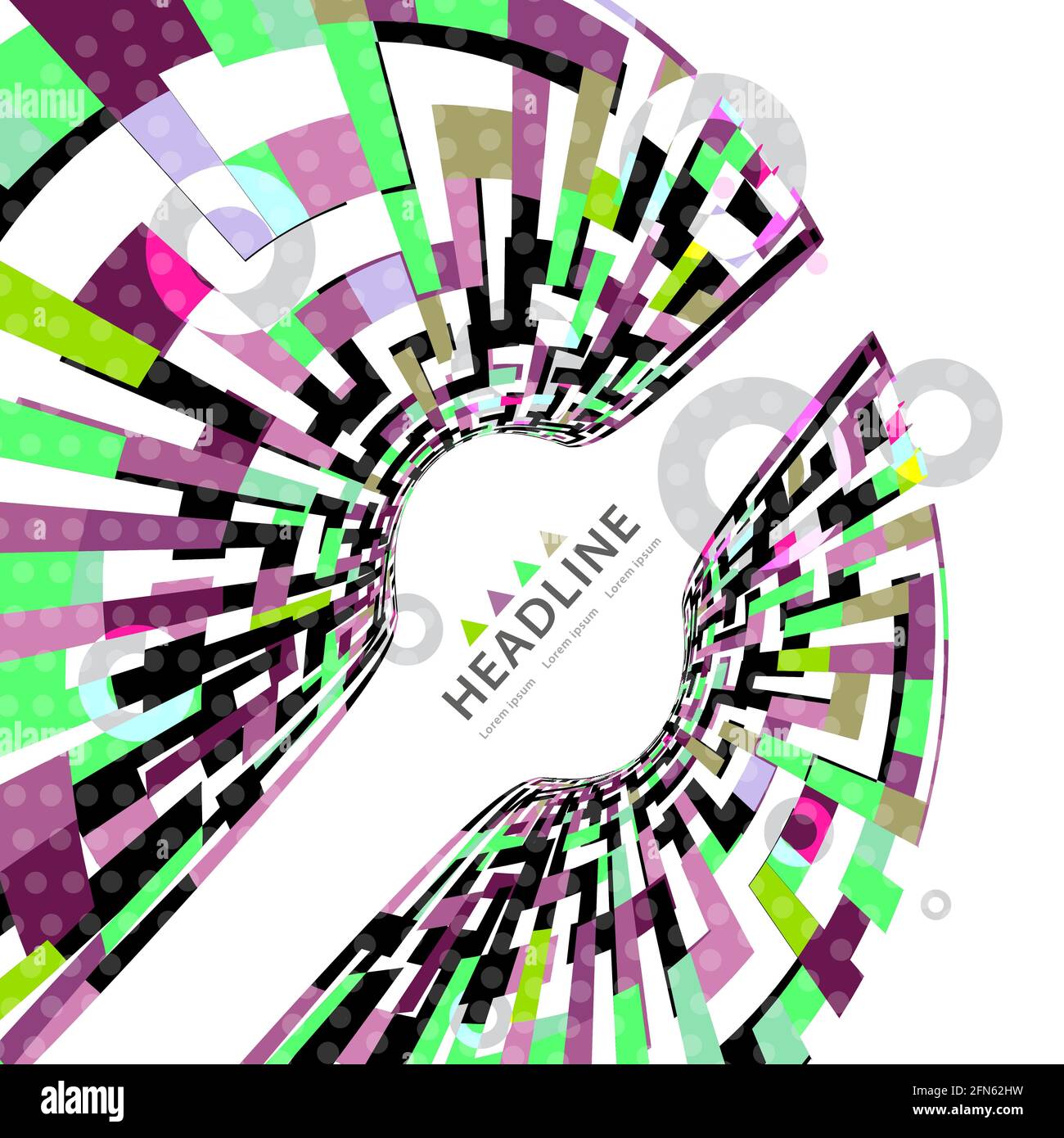 Brochure header colorful layout background template Stock Vector