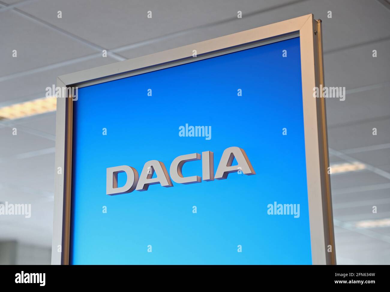 Dacia car shop Stock Photo Alamy