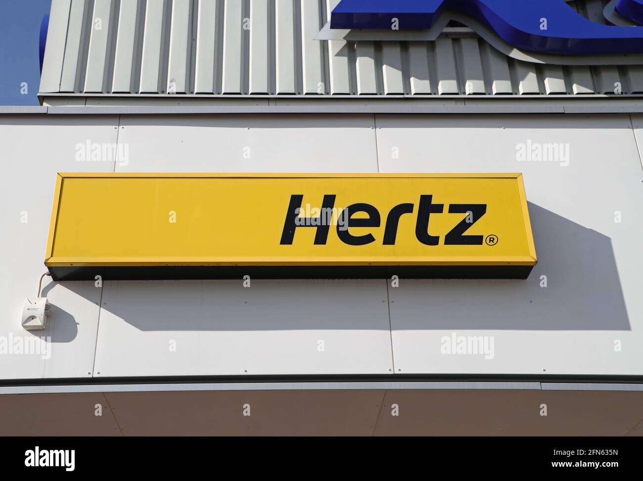Hertz car rental Stock Photo Alamy