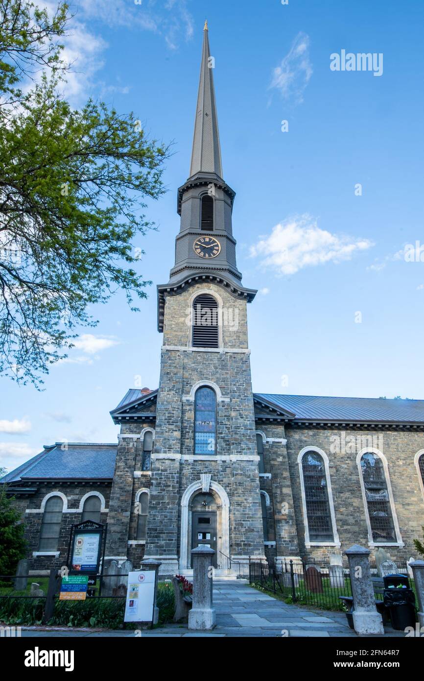 Kingston, NY USA May 12, 2021 The Old Dutch Church, a 19thcentury