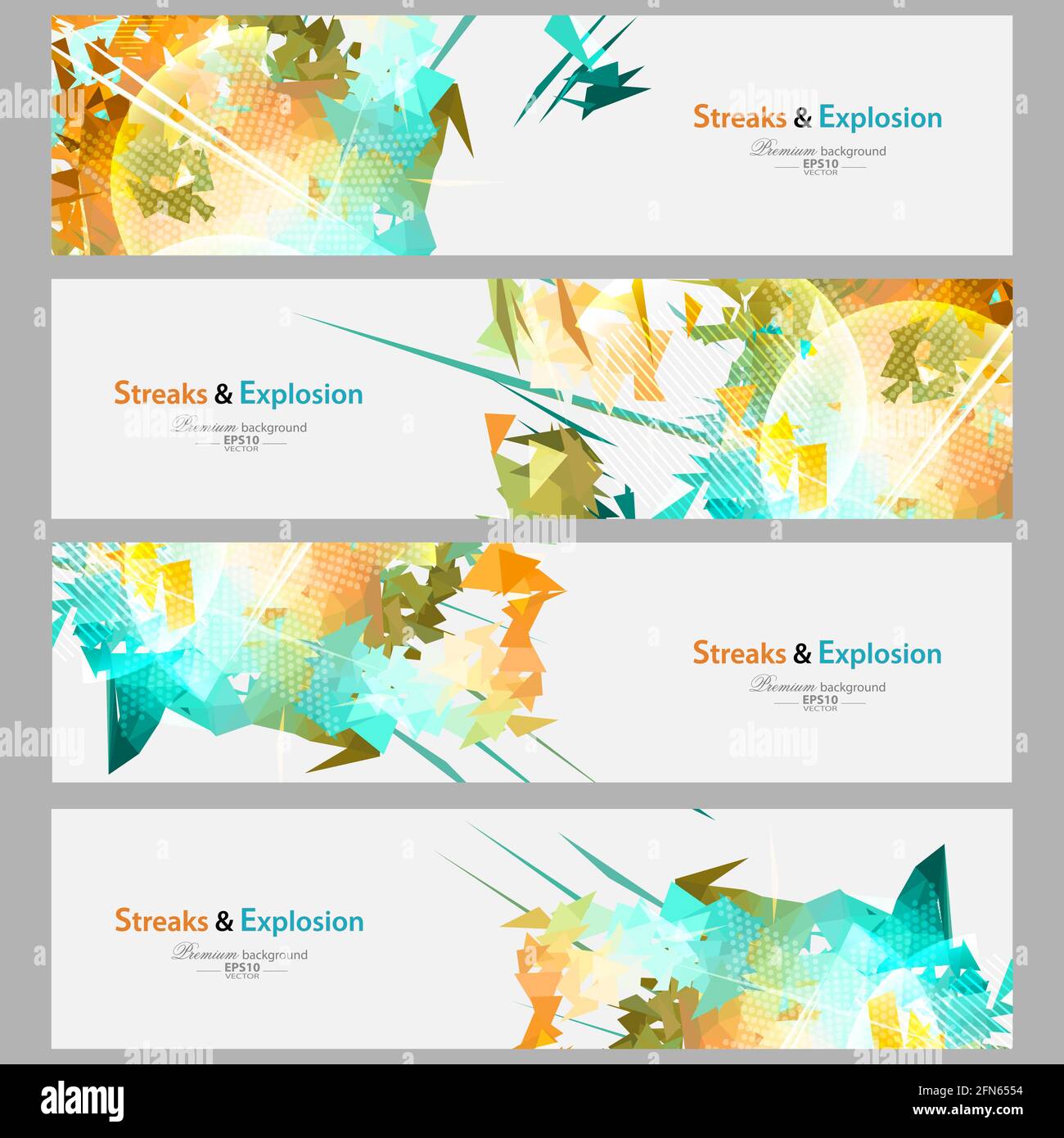 Abstract colour digital explosion Stock Vector Images - Alamy