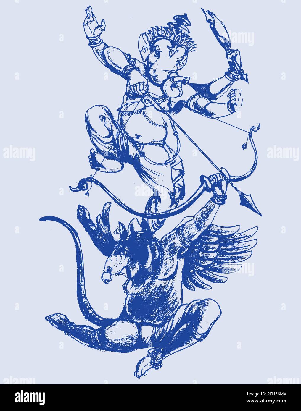 Lord Ganesha Drawing Easy With Pen/Bal Ganesh Drawing/Ganapati Bappa Morya  | Easy drawings, Ganesha drawing, Lord ganesha