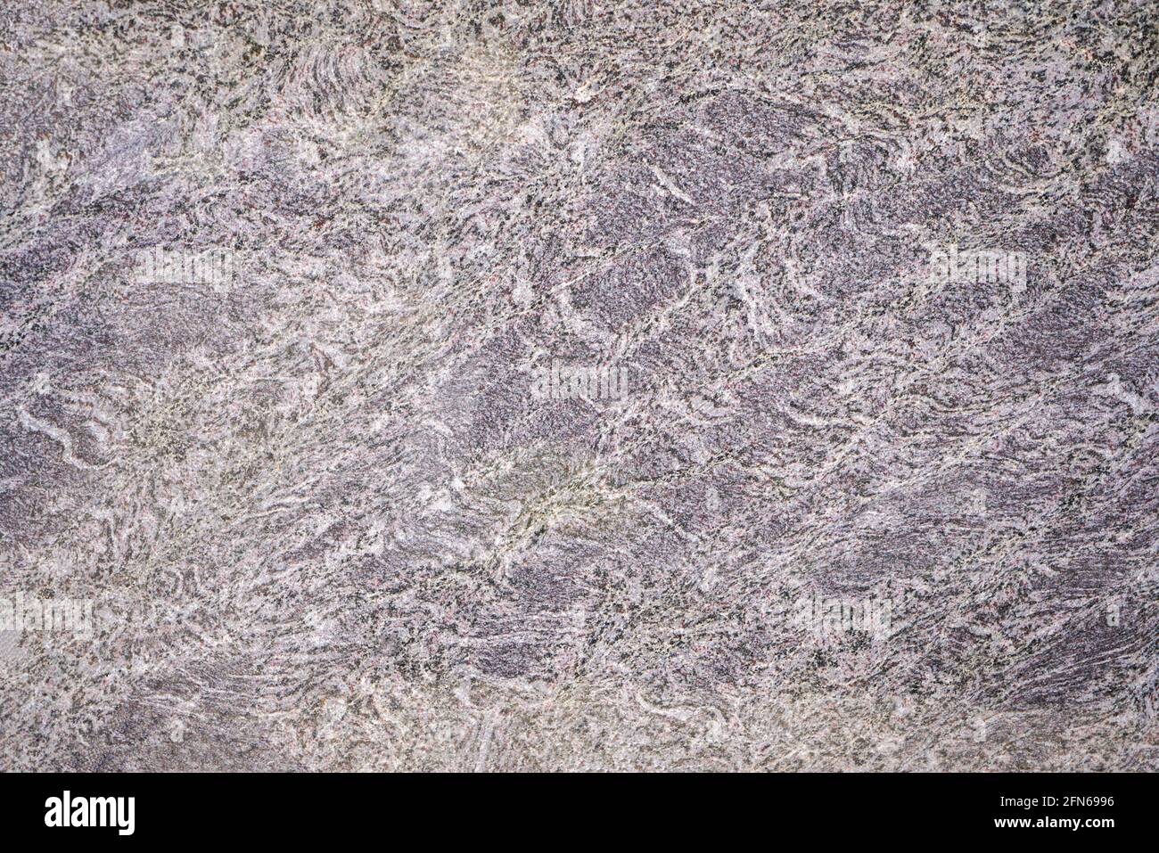 Marbled pattern of a smooth gray stone slab, natural stone cut and ...