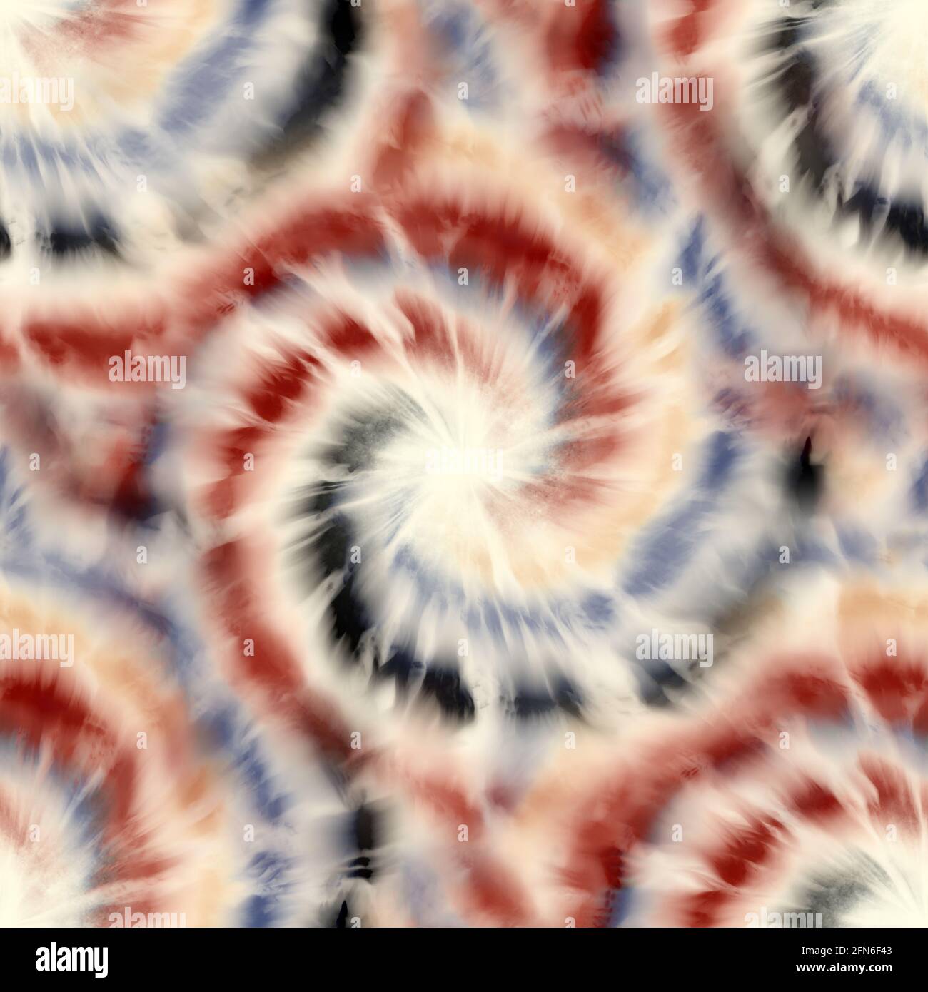 Seamless spiral tie dye pattern for surface design print Stock Photo ...