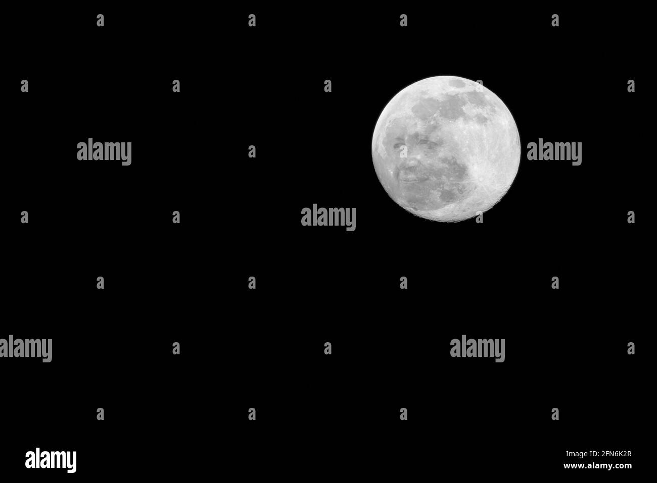 Man in the moon face hi-res stock photography and images - Alamy