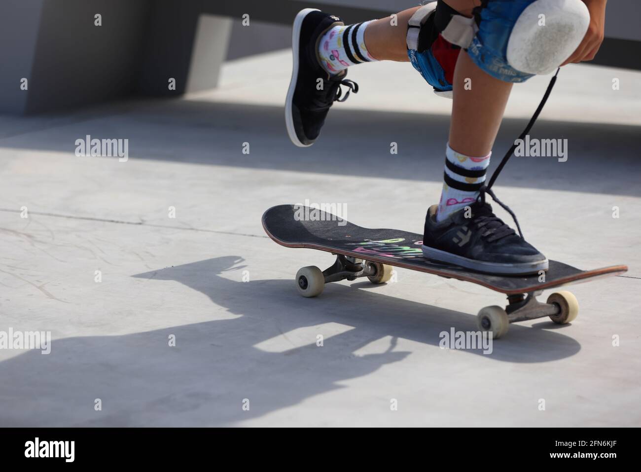 Tokyo, Japan. 14th May, 2021. Seto Kitano performs her routine during the  READY STEADY TOKYO Skateboarding Test Event at Ariake Urban Sports Park in  course of the preparations for the Tokyo 2020
