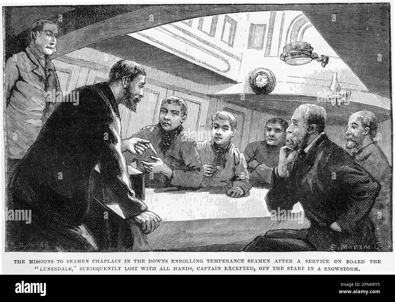 Engraving of                      Illustration from 'The history of Protestantism' by James Aitken Wylie (1808-1890), pub. 1878 Stock Photo