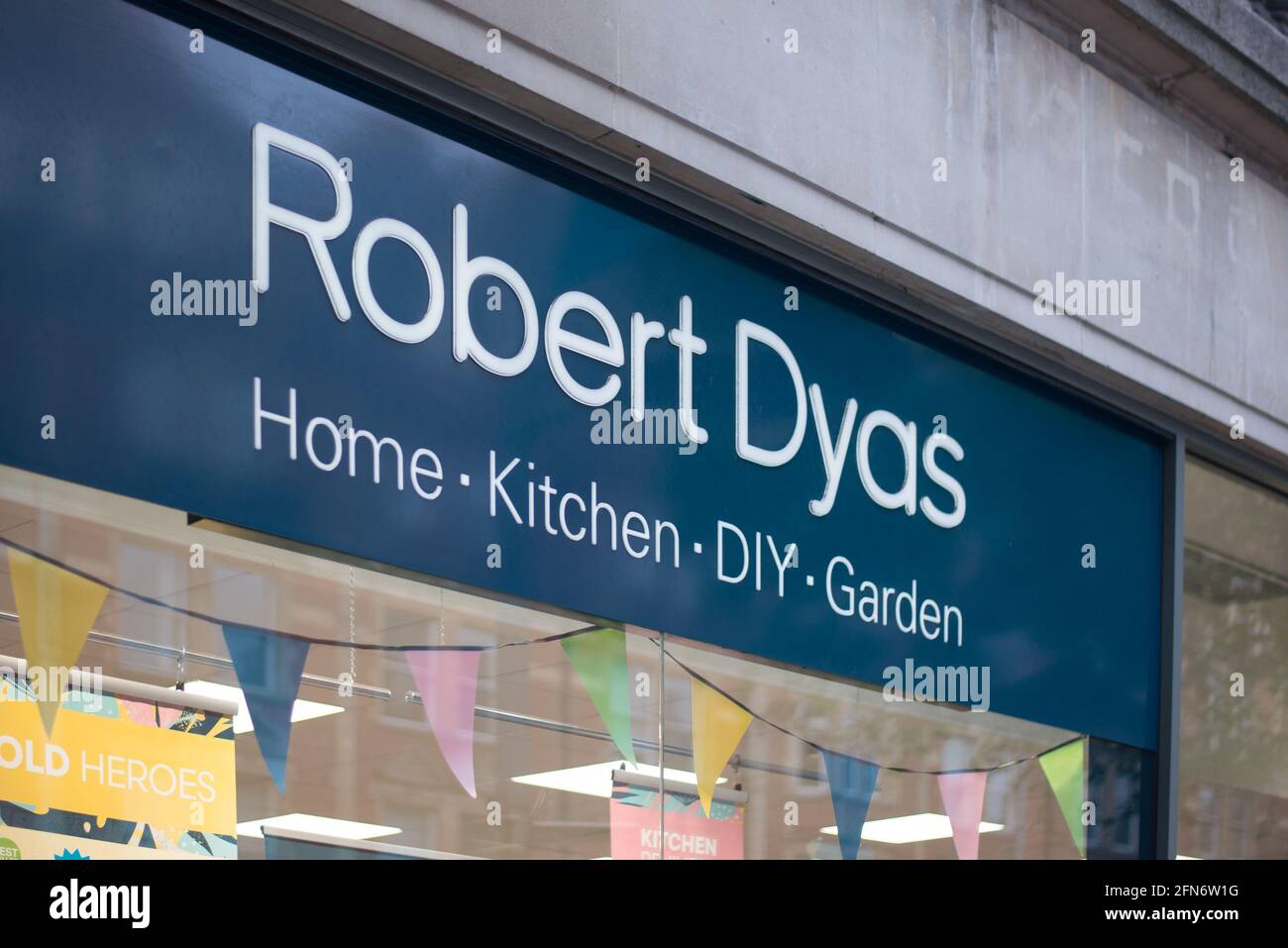 Robert Dyas Hardware Shop Logo Store Sign Stock Photo Alamy