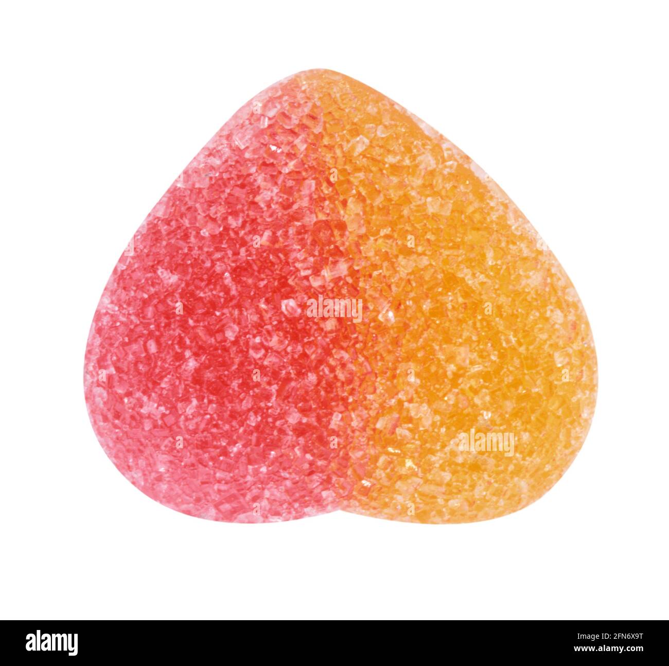 Fruit Jelly with Heart Shape Isolated Stock Photo Alamy