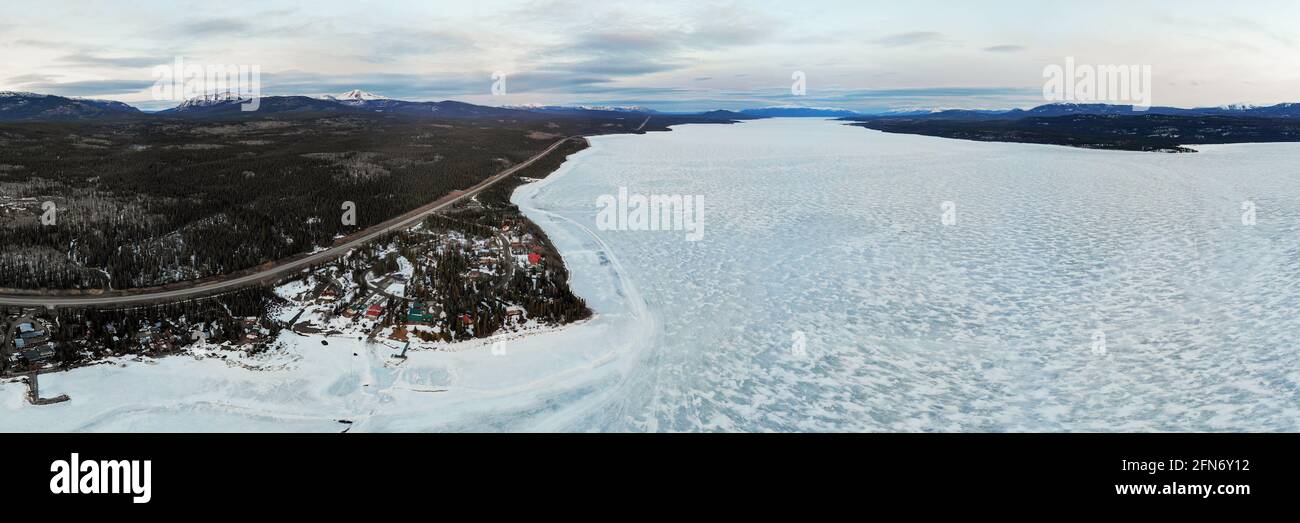 Stunning landscape from McClintock Ridge in northern Canada, Yukon ...