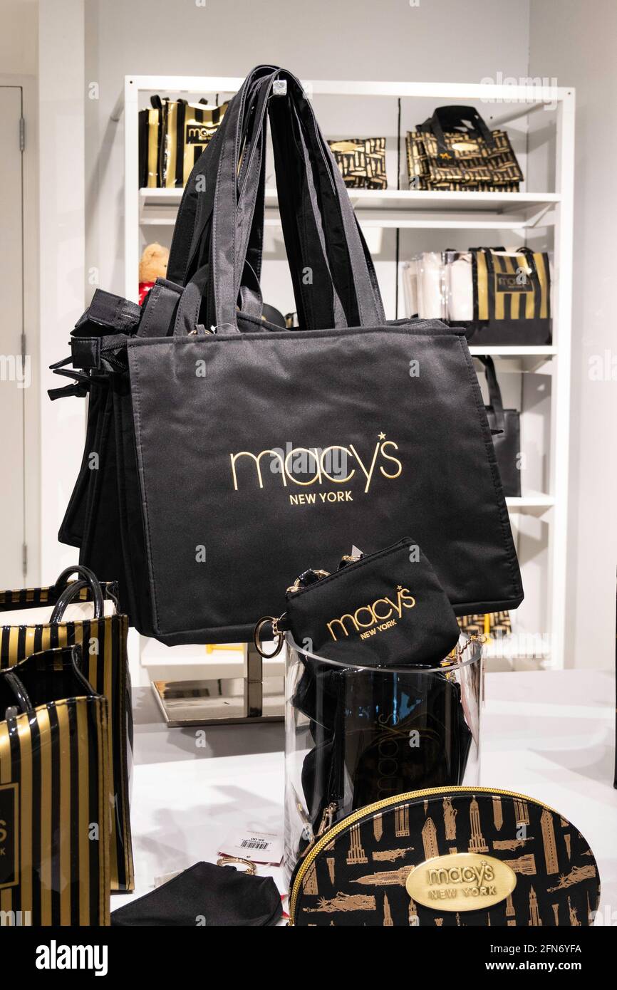 Macy's flagship department store in New York City offers a great variety of products. USA Stock Photo