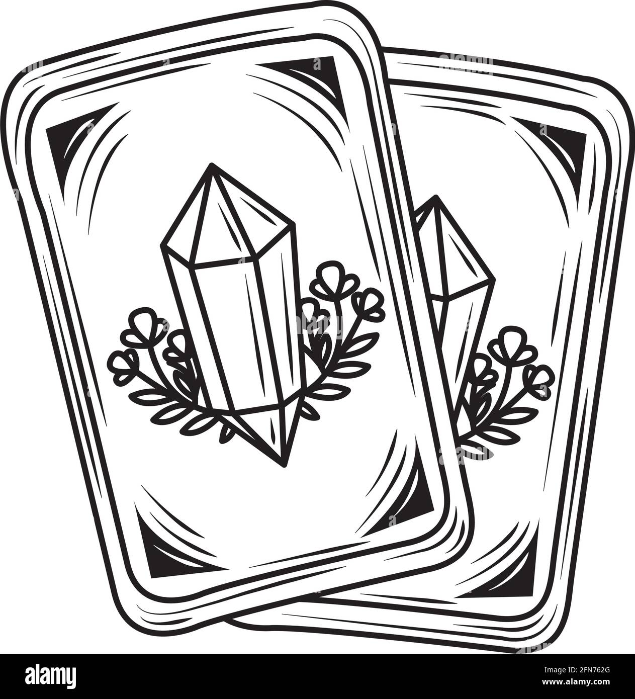 magical tarot cards Stock Vector Image & Art - Alamy