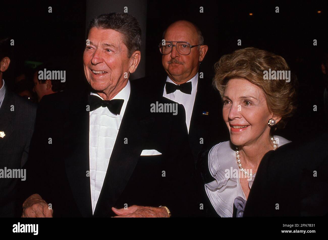 Ronald Reagan and Nancy Reagan May 1990 Credit: Ralph Dominguez ...