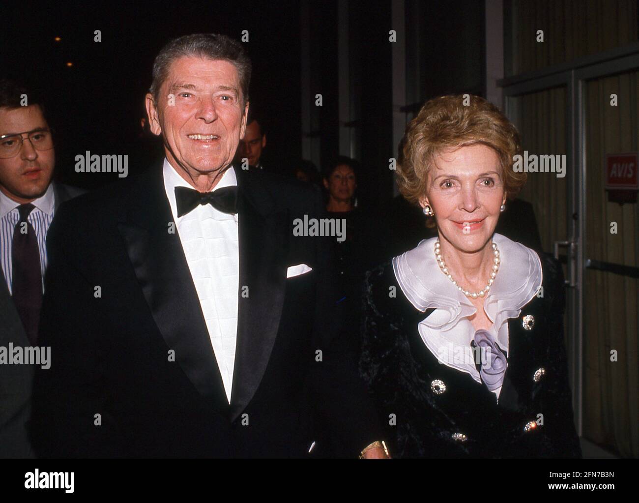 Ronald Reagan and Nancy Reagan May 1990 Credit: Ralph Dominguez ...