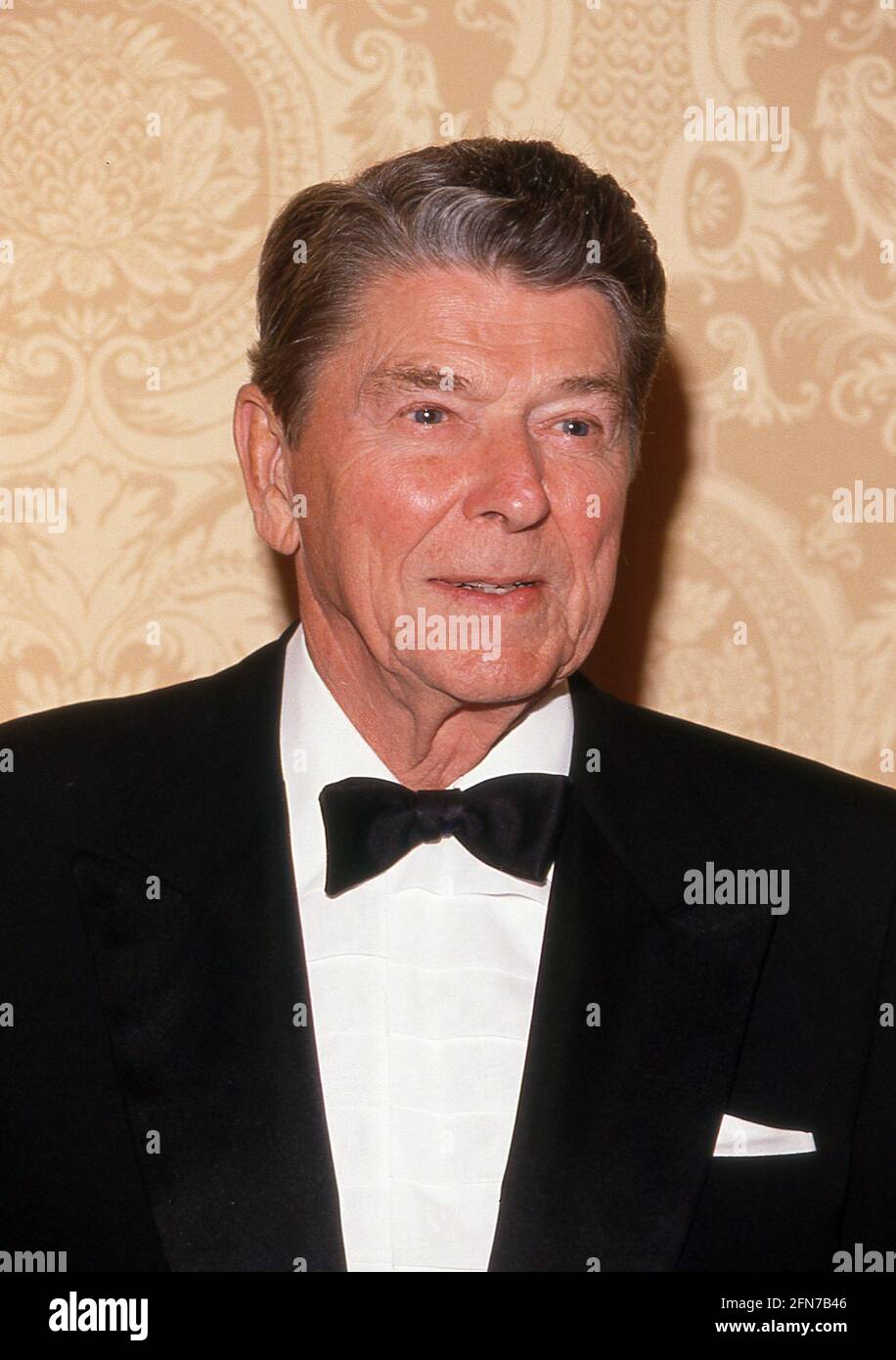Ronald Reagan May 1990 Credit: Ralph Dominguez/MediaPunch Stock Photo ...
