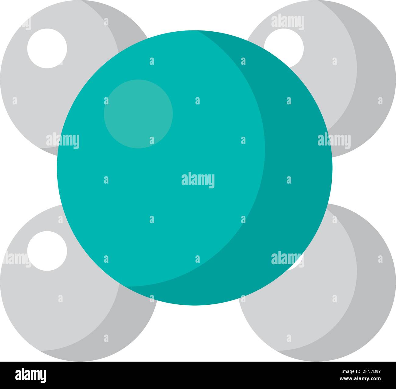 chemical molecules on white background Stock Vector Image & Art - Alamy