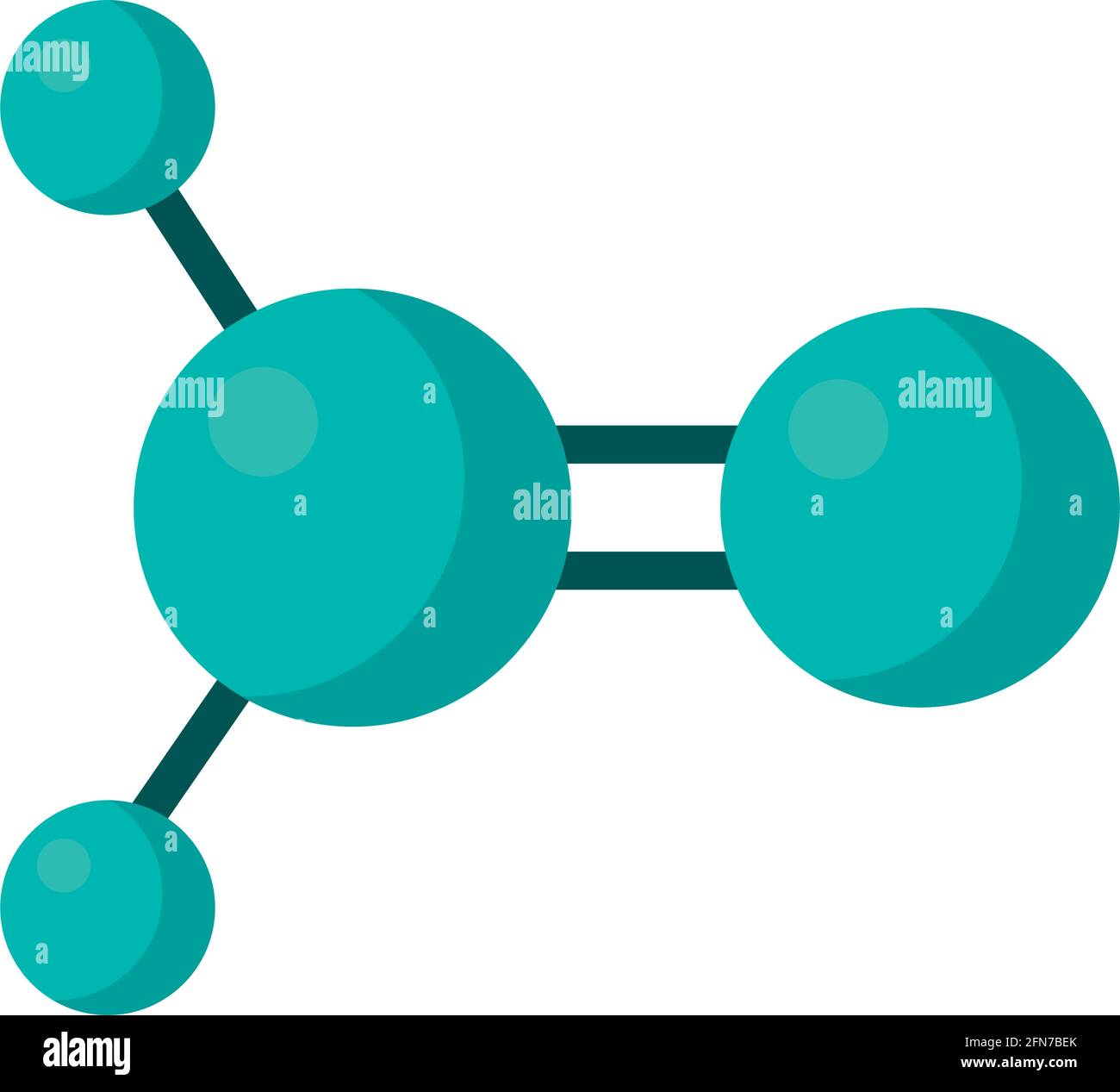 chemical molecule on white background Stock Vector Image & Art - Alamy