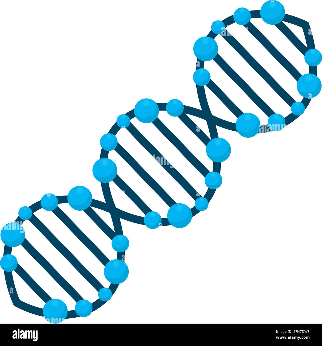 dna strand on white background Stock Vector Image & Art Alamy