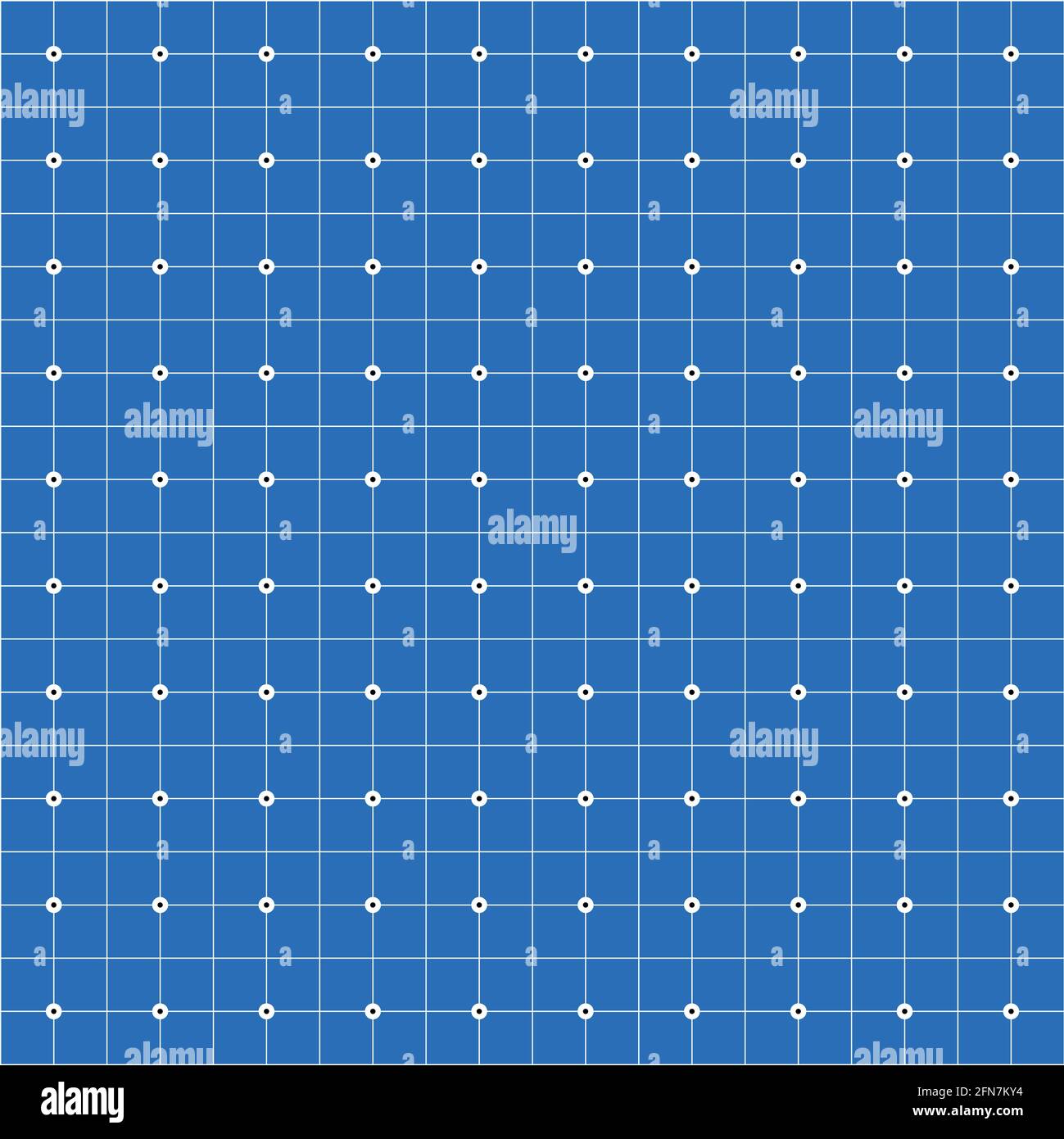 Blueprint paper grid with empty background vector. Vector blank page backdrop template . Stock Vector