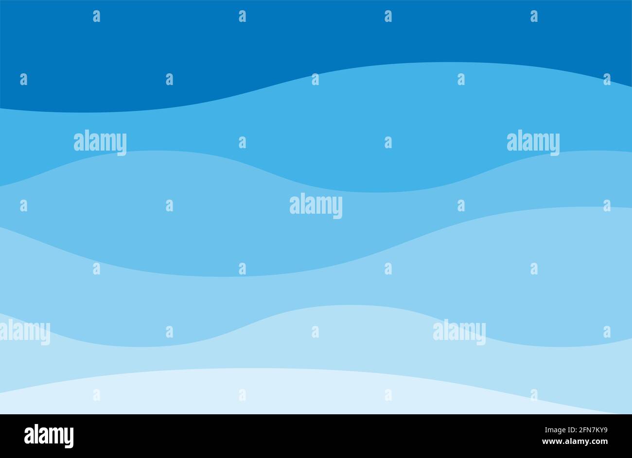 Blue zigzag wave line. Aque graphic, abstract background.  Modern flat design . Stock Vector
