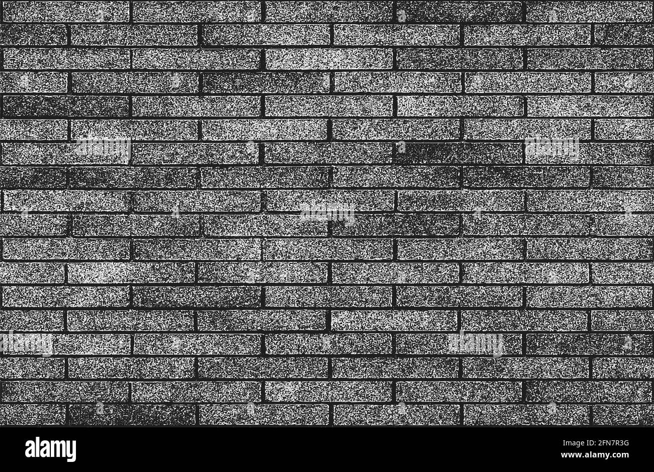 Distressed overlay texture of old brick wall, grunge background ...