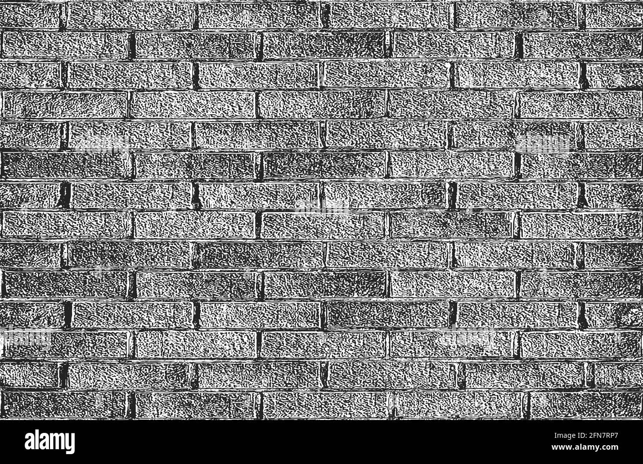 Distressed overlay texture of old brick wall, grunge background ...
