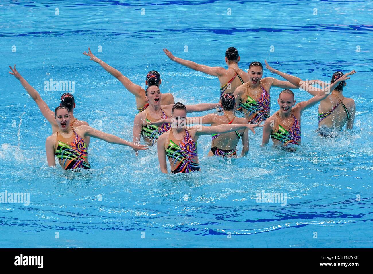 BUDAPEST, HUNGARY - MAY 15: Maryna Aleksiiva, Vladyslava Aleksiiva ...
