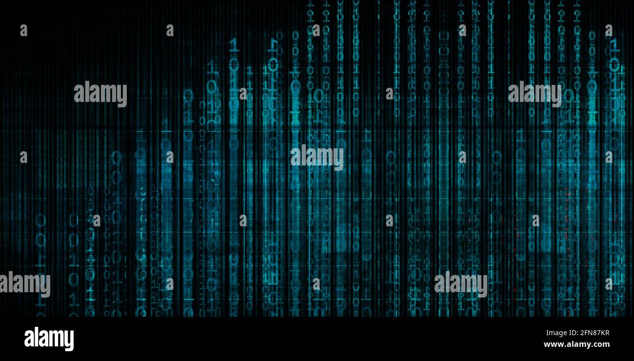 Binary Technology Futuristic Abstract Background as a Concept Stock ...