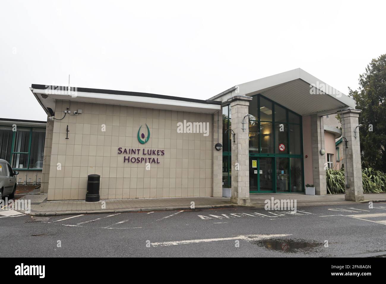 St Luke's Hospital in Rathgar, Dublin, which has been affected by a ransomware attack which closed down the State's IT services on Friday. Thousands of patients face cancelled appointments and delays to health services next week as the HSE tries to rebuild its IT systems following the cyber attack. Picture date: Saturday May 15, 2021. Stock Photo