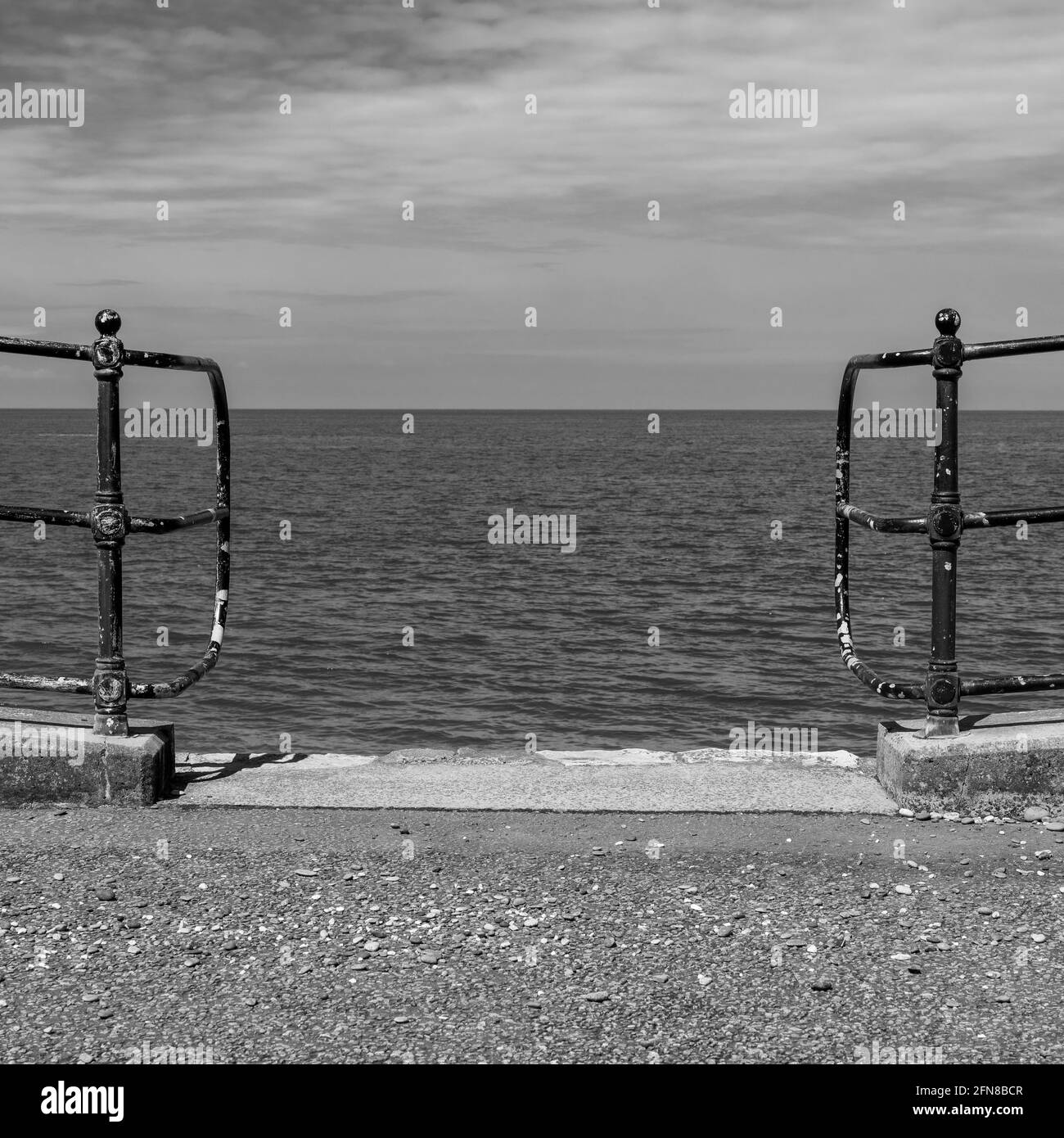 Beautiful welsh seaside Black and White Stock Photos & Images - Alamy