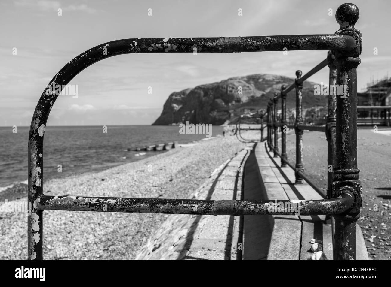 Beach promenade resort architecture Black and White Stock Photos ...