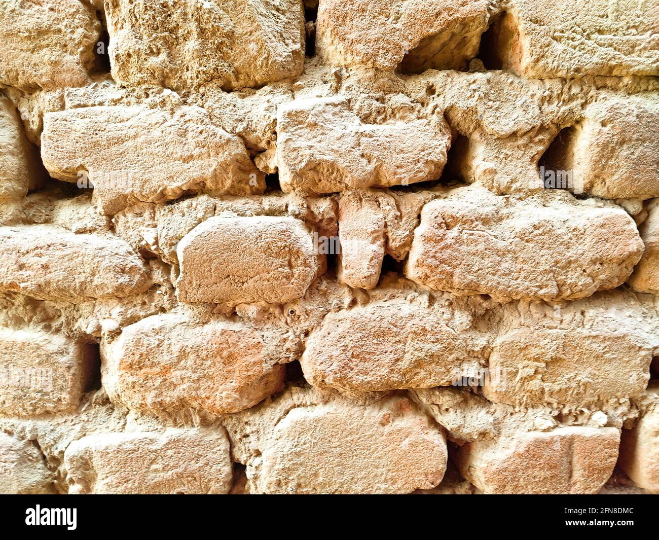 old brick clay wall texture background Stock Photo Alamy