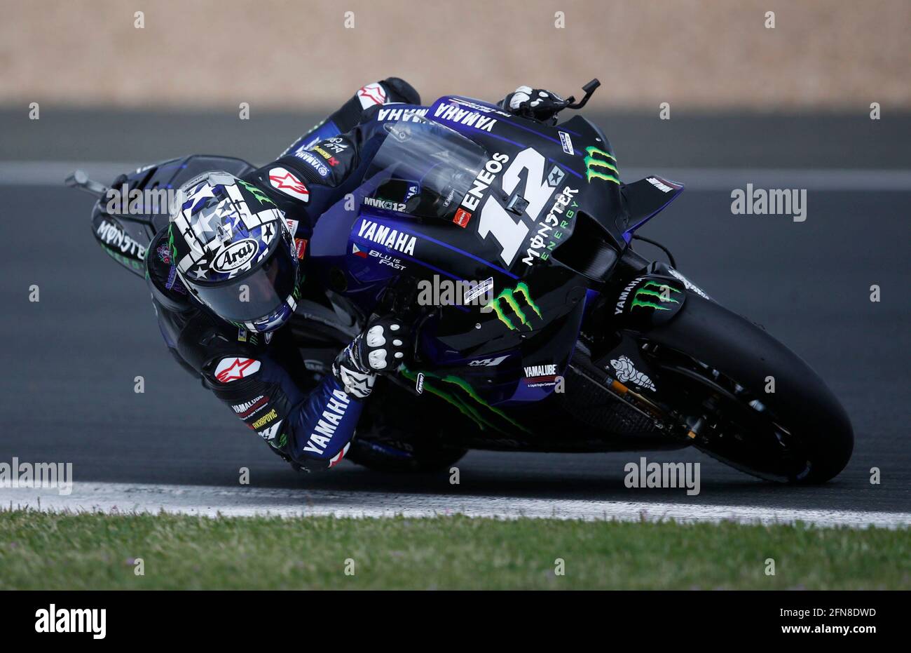 MotoGP - French Grand Prix - Circuit Bugatti, Le Mans, France - May 15,  2021 Monster Energy Yamaha MotoGP's Maverick Vinales in action during  qualifying REUTERS/Stephane Mahe Stock Photo - Alamy