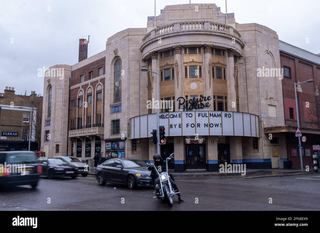 London- August 2021: Fulham Road Picture House, a cinema in Chelsea west London Stock Photo