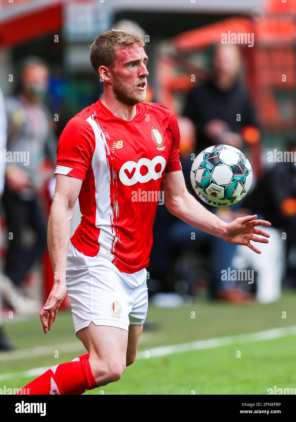 Luik Belgium May 13 Laurent Jans Of Standard De Liege During The Jupiler Pro League Match Between Standard Luik And Kv Mechelen At Maurice Dufrasn Stock Photo Alamy