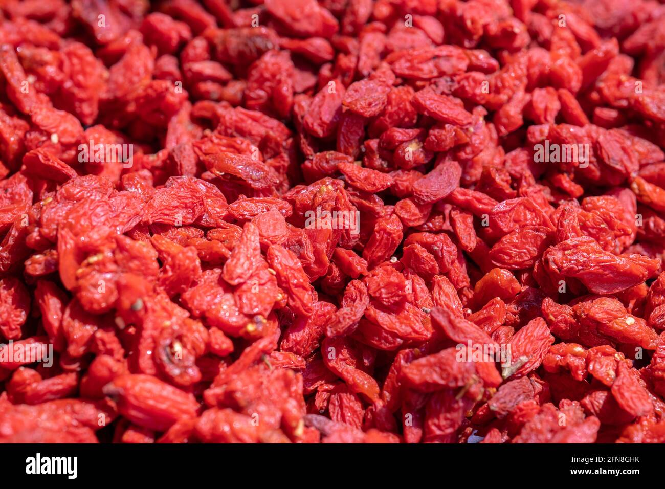 Dried Wolfberry or Goji berries, Chinese Herbal healthy food source of Vitamin  C Stock Photo - Alamy