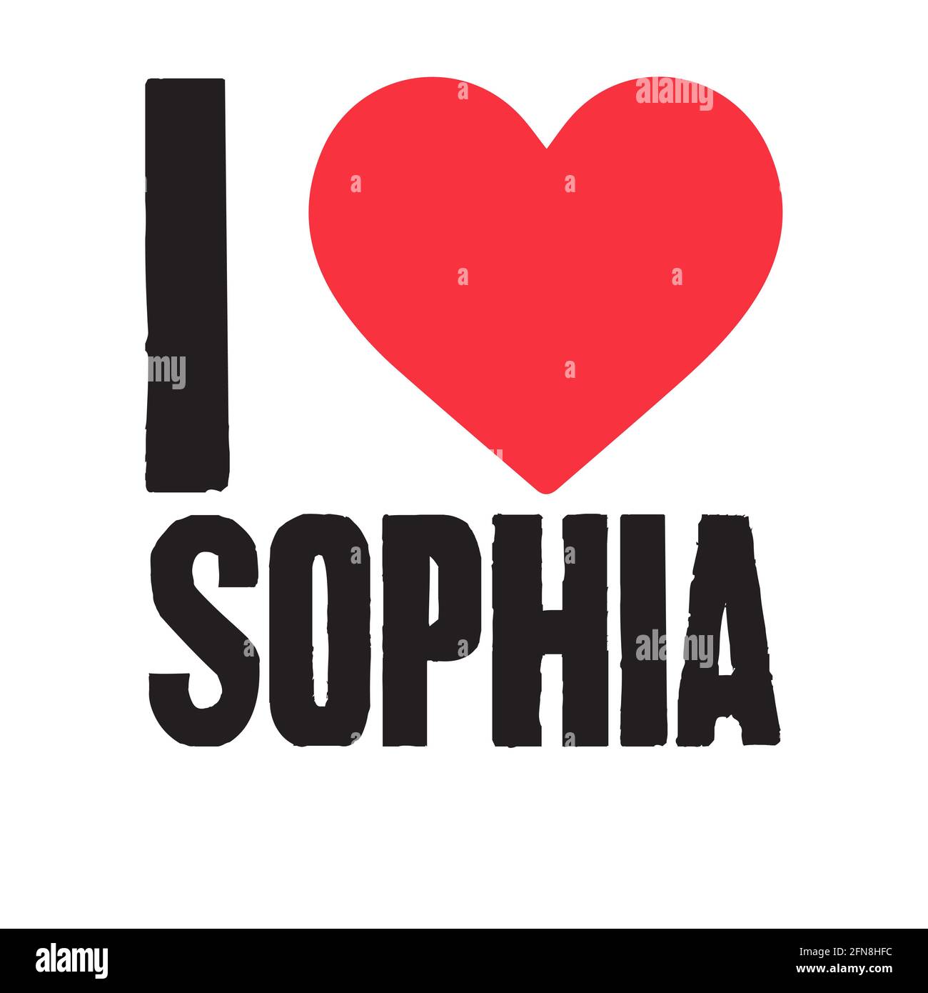 Sophia name design Cut Out Stock Images & Pictures - Alamy